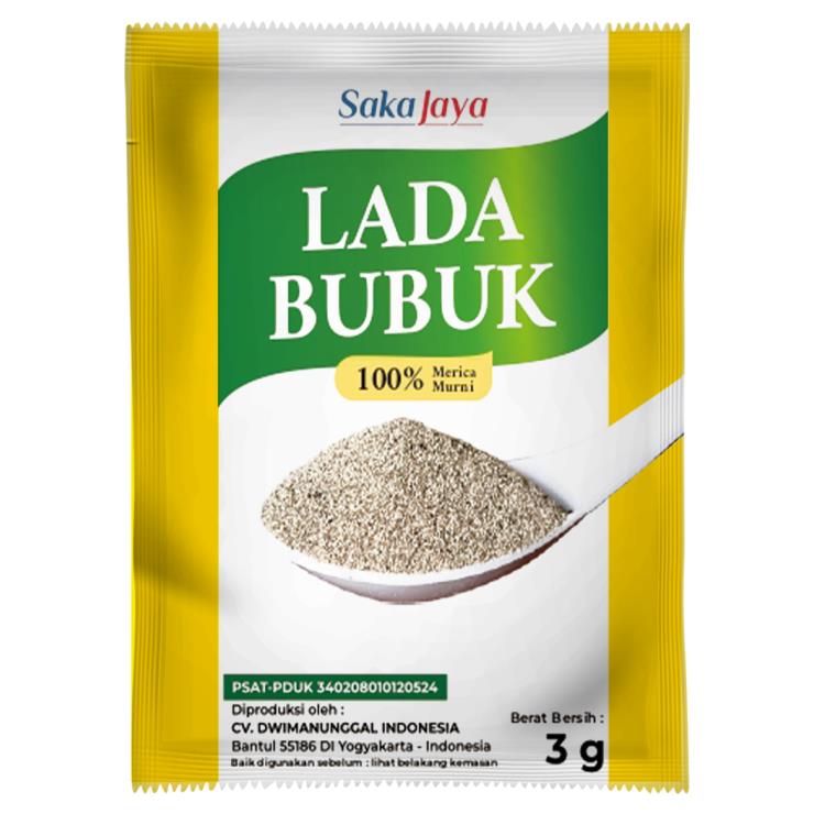 Sakajaya Lada Bubuk 3 gram